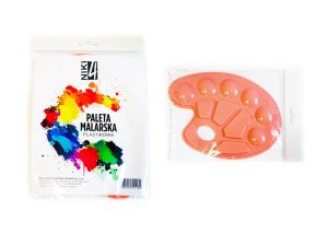 PALETKA MALARSKA  17X23 CM PLASTIKOWA MIX KIN