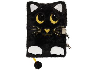 PAMIĘTNIK Z KŁ 3D WŁOCHACZ A5 96K MLF NIGHT CAT