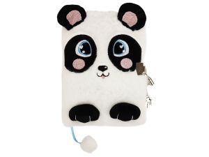 PAMIĘTNIK Z KŁ WŁOCHACZ A5 96K MLF HAPPY PANDA