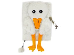 PAMIĘTNIK Z KŁÓDKĄ 3D WŁOCHACZ A5 96K GOOSE