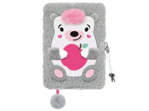 PAMIĘTNIK Z KŁÓDKĄ 3D WŁOCHACZ A5 96K SWEET HEDGEH