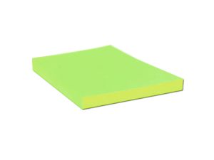 PAPIER KSERO KOLOR 75G/M A-4/100 FLUO ZIEL PROTOS