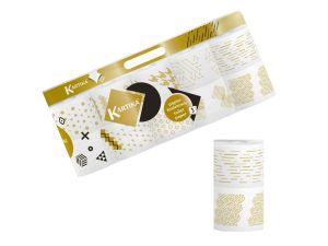 PAPIER TOALETOWY 10 ROLEK 200 LISTKÓW 3 WARSTWY KARTIKA MODERN GOLD