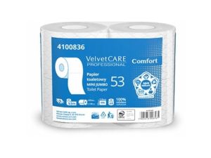 PAPIER TOALETOWY BIAŁY 2W CELULOZA 4 ROLKI VELVET