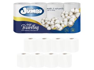 PAPIER TOALETOWY SŁONIK JUMBO CELULOZA 3 W 8 SZT