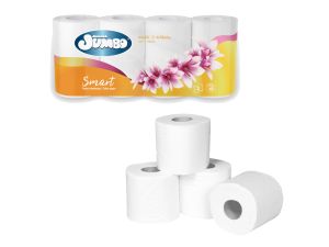 PAPIER TOALETOWY SMART BIAŁY CELULOZA 2W 8 SZTUK