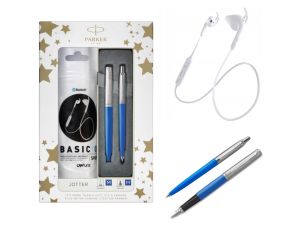 PARKER JOTTER PIÓRO+DŁUGOPIS+SŁUCHAWKI NIEBIESKI