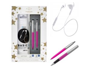 PARKER JOTTER PIÓRO+DŁUGOPIS+SŁUCHAWKI RÓŻOWY