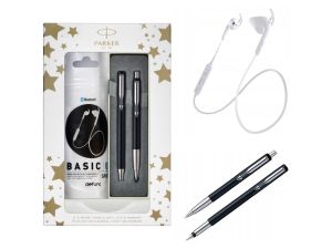 PARKER VECTOR PIÓRO+DŁUGOPIS+SŁUCHAWKI CZARNY