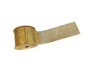 PAS DIAMENTOWY ZŁOTO 6CM X 3Y X048-5 FLO-ART