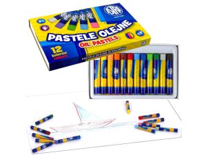 PASTELE OLEJNE 12 KOLORÓW OP-12 ASTRA