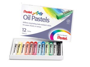 PASTELE OLEJNE 12 KOLORÓW PHN12 PENTEL