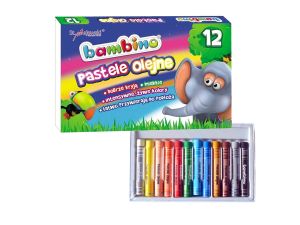 PASTELE OLEJNE BAMBINO 12 KOLORÓW