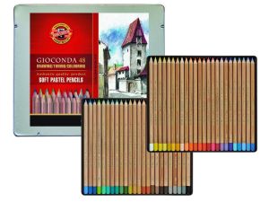 PASTELE ZESTAW GIOCONDA 8829/48 KASETA METALOWA