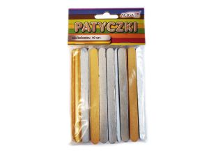 PATYCZKI PK-2199 MIX 2 KOL ZŁOTE I SREBRNE A'20