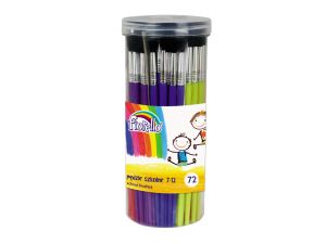 PĘDZLE AKWARELOWE W TUBIE NR 7-12 A'72