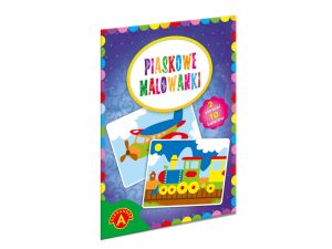PIASKOWE MALOWANKI POCIĄG SAMOLOT  ALEXANDER