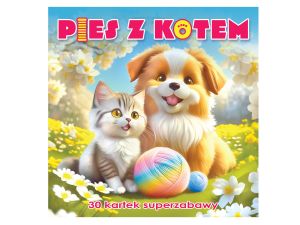 PIES Z KOTEM 30 KARTEK SUPERZABAWY MD