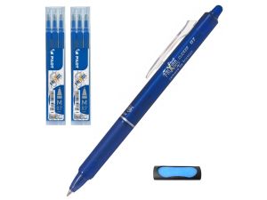 PILOT FRIXION PIÓRO CLICKER 0,7 WKŁAD 6 SZT+ GUMKA