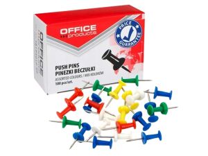 PINEZKI BECZUŁKI W PUDEŁKU OFFICE MIX KOL. 100SZT