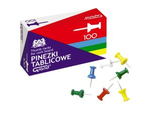 PINEZKI TABLICOWE GRAND A'100  BIUROWE KOLOROWE