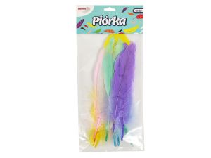 PIÓRKA GĘSIE 15-20CM MIX PASTELOWE PI1 BREWIS