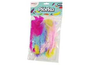 PIÓRKA INDYCZE ŚCIĘTE 10-15CM PASTEL PI7 BREWIS