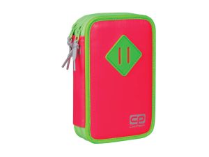 PIÓRNIK COOLPACK NEON 2-KOMORY WYPOSAŻ.RUBINOWY