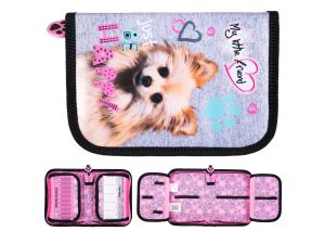 PIÓRNIK DWUKLAP BEZ WYP MY LITTLE FRIEND PINK DOG