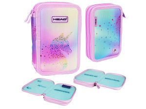 PIÓRNIK PODW. HEAD BEZ WYP. 2 KLAPKI UNICORN OMBRE