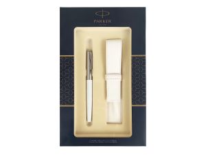 PIÓRO WIECZNE JOTTER BIAŁE + ETUI GIFT SET PARKER