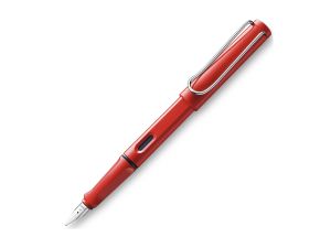 PIÓRO WIECZNE LAMY 016 SAFARI CZERWONE STALÓWKA F