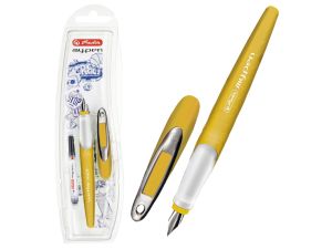 PIÓRO WIECZNE MY PEN M MUSZTARDOWE BIAŁE