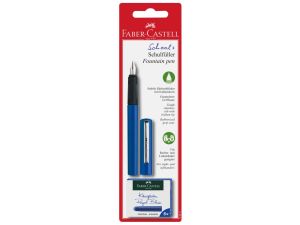 PIÓRO WIECZNE NIEBIESKIE + 6 NABOI  L/R FABER-CASTELL