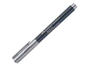PISAK METAL. METALLICS KOLOR SREBRNY FABER CASTELL