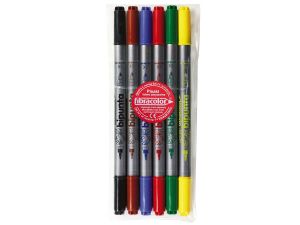 PISAKI FIBRACOLOR DOUBLE  6 KOLORÓW