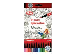 PISAKI ZMYWALNE 12 KOLORÓW  TO-591 TOMA