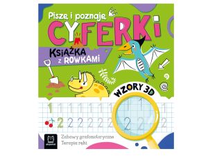 PISZĘ I POZNAJĘ CYFERKI KSIĄŻKA Z ROWKAMI WZORY 3D