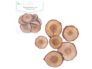 PLASTRY DREWNA KOŁO 6 SZT FI 4-5 CM DPZA-053