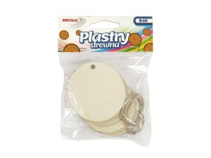 PLASTRY DREWNA Z OTWOREM 6CM PD3 BREWIS