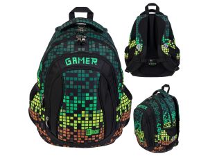 PLECAK 4-KOMOROWY STRIGHT BP-04 PIXEL GAMER