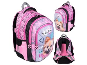 PLECAK SZKOLNY BPL-58 MY LITTLE FRIEND PINK DOG