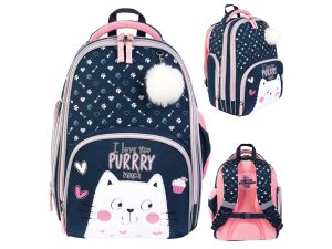 PLECAK SZKOLNY PREMIUM KITTY