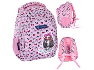 PLECAK SZKOLNY SWEET DOG WITH BOWS ASTRA