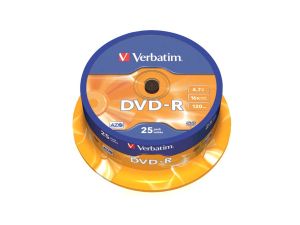 PŁYTA DVD-R VERBATIM AZO 4,7GB 16X MATT CAKE 25SZT