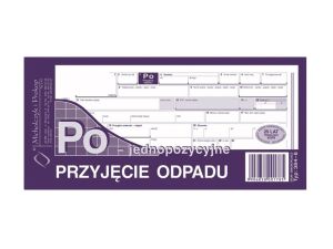 PO PRZYJĘCIE ODPADU JEDNOPOZ. 384-8