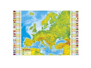 PODKŁAD OKLEJANY EUROPA MAPA FIZYCZNA 