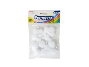POMPONY POM04 BIAŁE