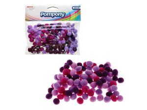 POMPONY POM11 FIOLETOWE 10 MM 