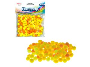 POMPONY POM15 ŻÓŁTE 10MM 